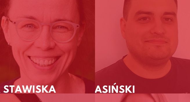 Anna Stawiska, Agnieszka Murawska, Kaja Żarkowska i Filip Jasiński w zespole badawczym IQS