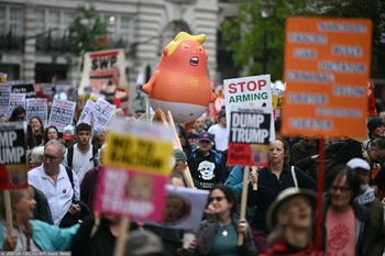 Trump w Wielkiej Brytanii. Protesty już od pierwszych minut