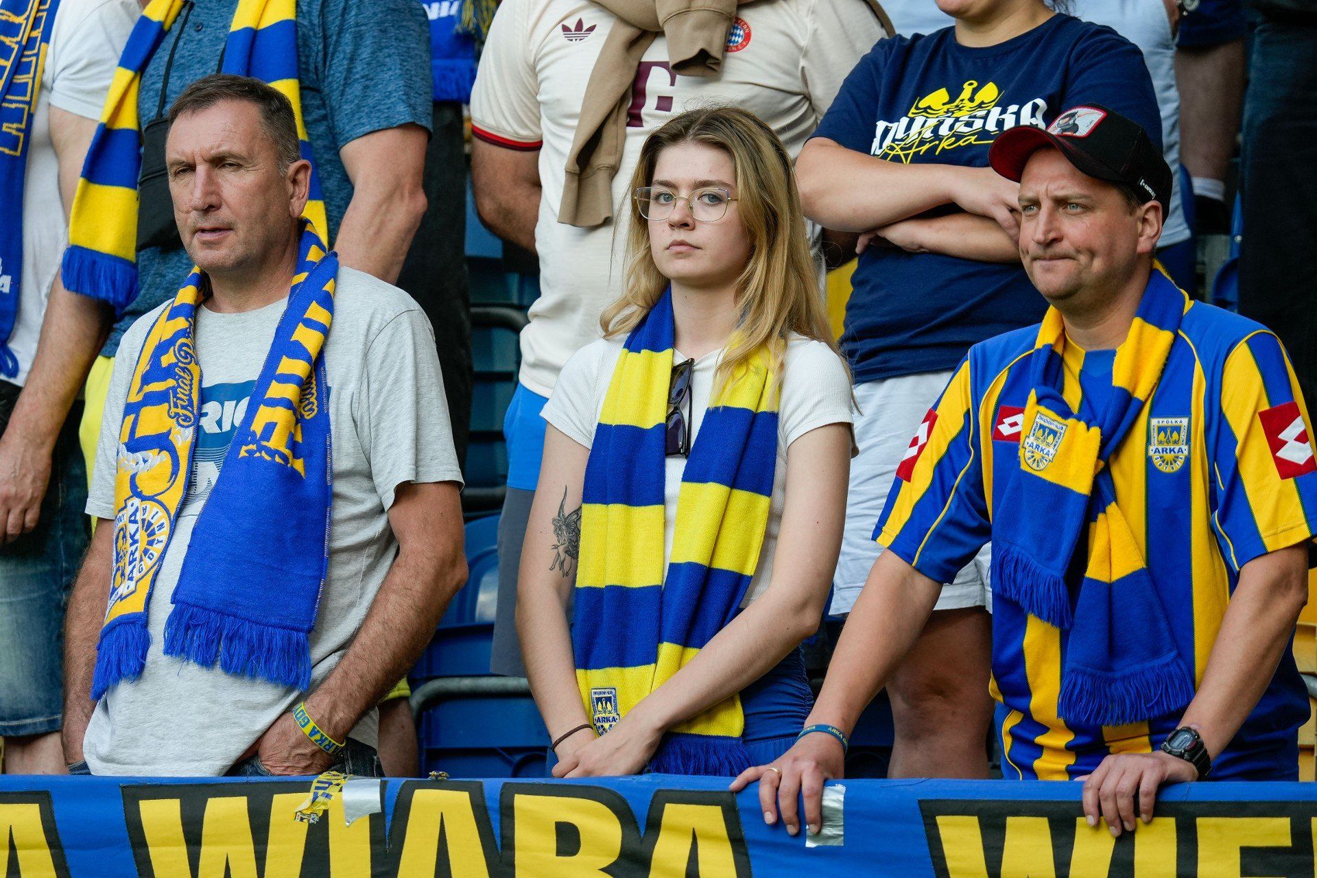Kibice na meczu Arka Gdynia - Pogoń Szczecin