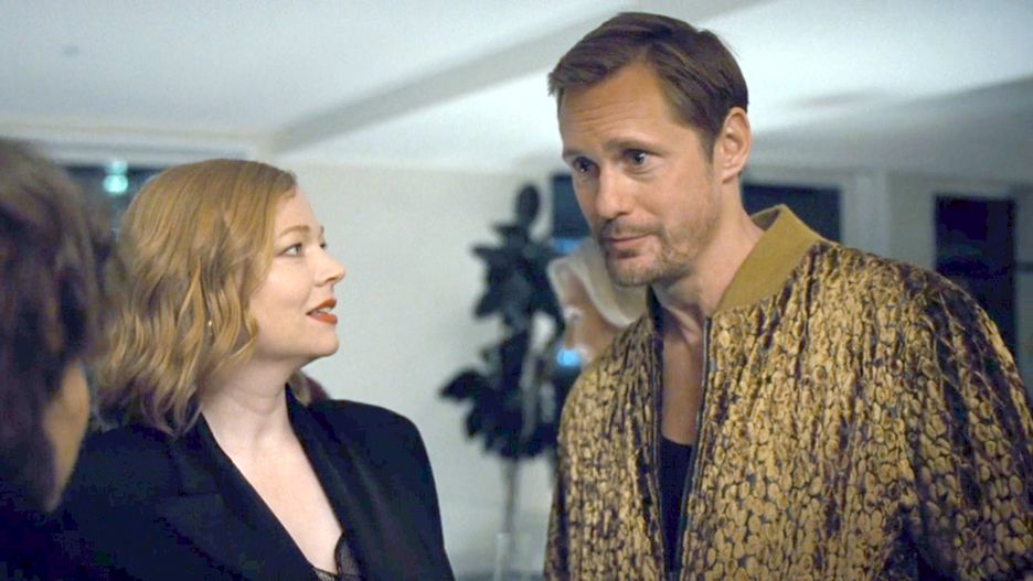Alexander Skarsgard i Sarah Snook w czwartym sezonie "Sukcesji"