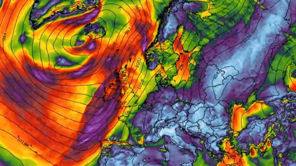 Potężny cyklon uderzy w Europę.