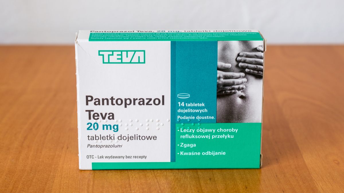 Pantoprazol stosuje się w terapii choroby wrzodowej oraz refluksowej