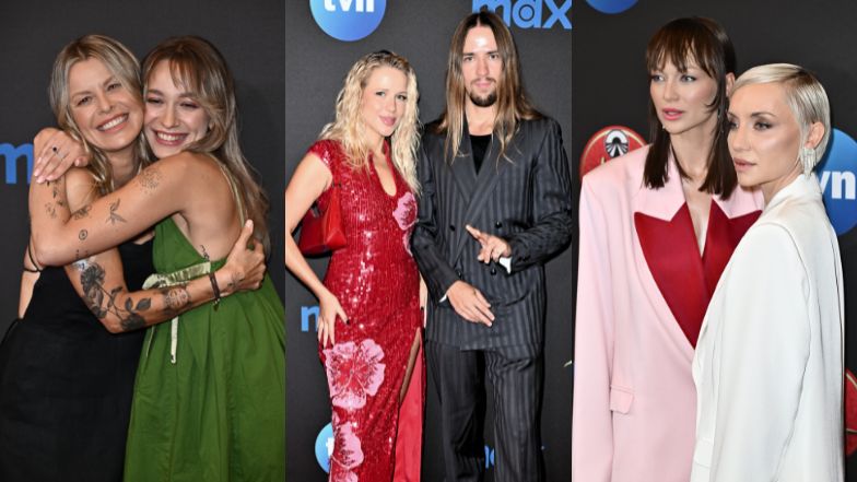 Uczestnicy "Azja Express" wdzięczą się  na konferencji prasowej