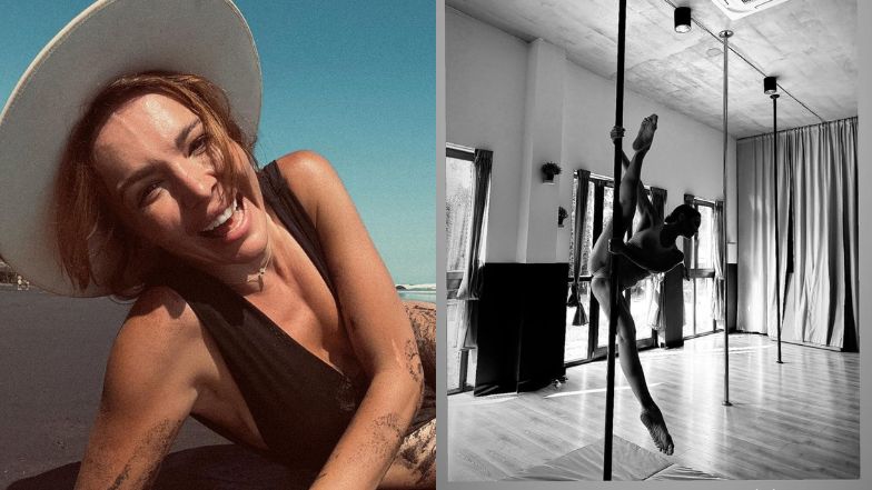 Anna Wendzikowska wywija na rurze