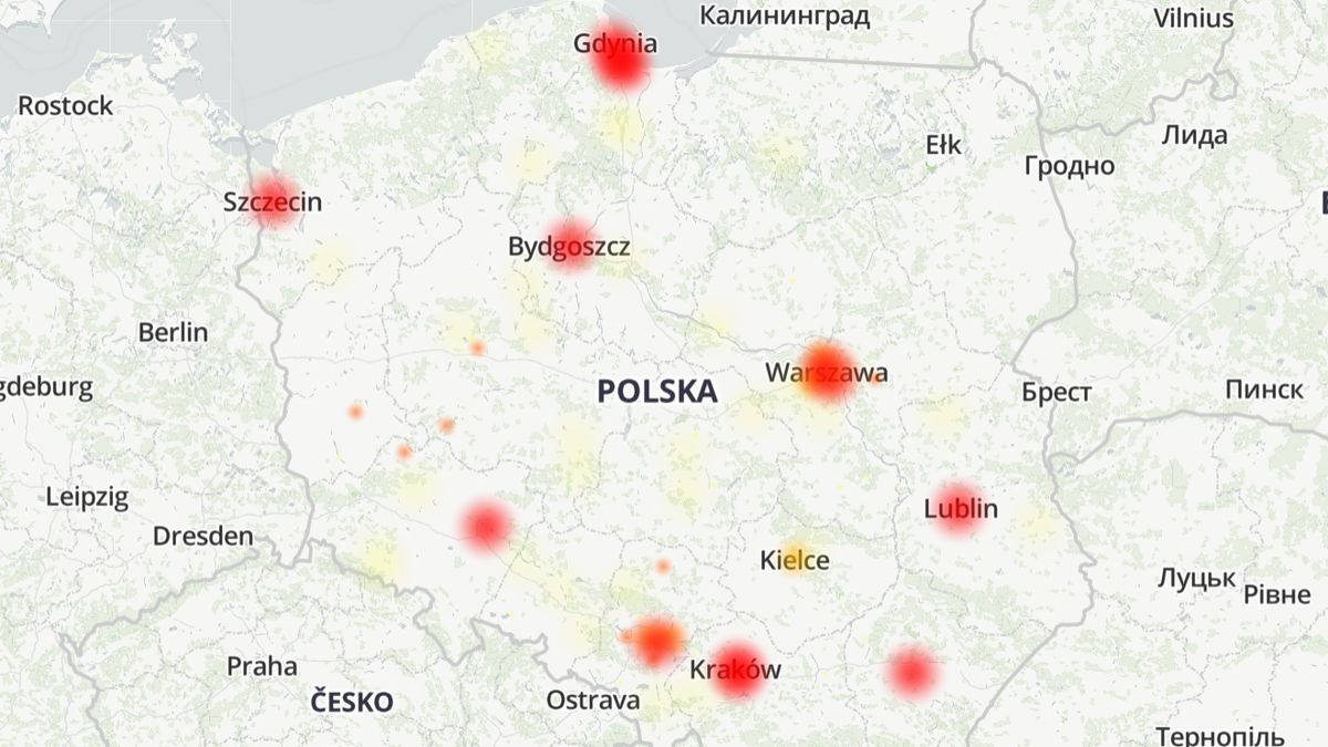 Awaria internetu UPC