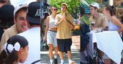 Wielka zmiana u Bieberów: UŚMIECHNIĘTY Justin i PROMIENNA Hailey delektują się lunchem w towarzystwie znajomych (ZDJĘCIA)
