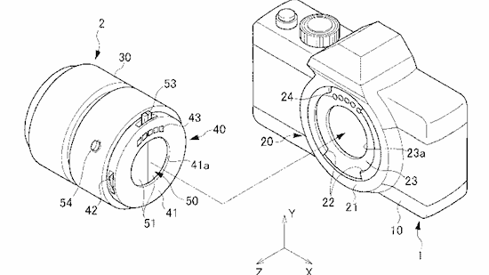 Oryginalny patent Nikona do aparatów typu EVIL 1