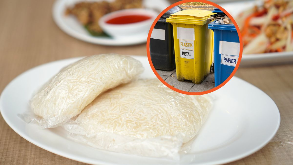 Gdzie wyrzucić woreczek po ryżu?