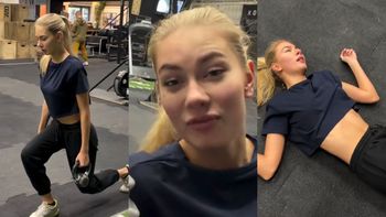 Bianka Chajzer wyciska siódme poty na siłowni. W weekend w głowie miała jednak coś zupełnie innego