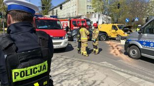 Łódź: Wypadek na skrzyżowaniu ulic Wólczańskiej i Potza