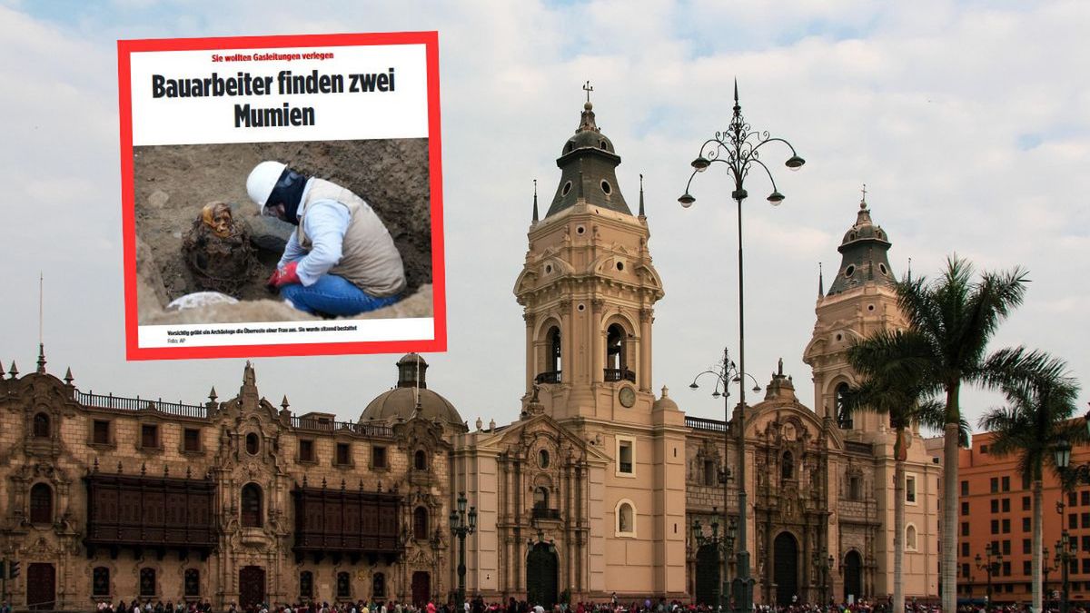 Dwie mumie sprzed tysiąca lat odkryte w centrum Limy