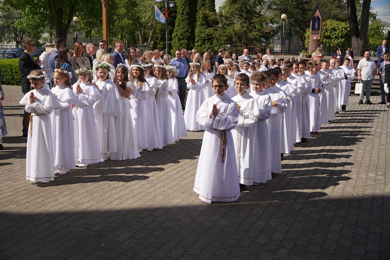 Pierwsza Komunia Święta w Parafii  pw. Świętej Rodziny w Pile