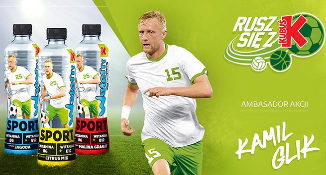 Kamil Glik kolejnym piłkarzem promującym Kubuś Waterrr Sport