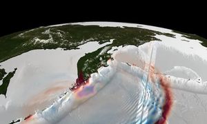 Przełomowe zdjęcia satelitarne. Oto narodziny tsunami na Pacyfiku