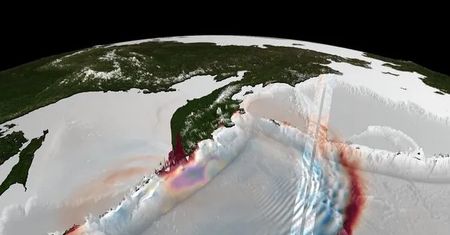 Przełomowe zdjęcia satelitarne. Oto narodziny tsunami na Pacyfiku