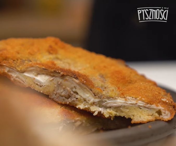 Cutlets made from parasol mushrooms