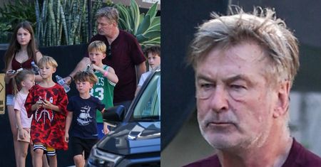 67-letni Alec Baldwin spaceruje z młodszą o 26 lat żoną i SIÓDEMKĄ dzieci. Fajna rodzinka?