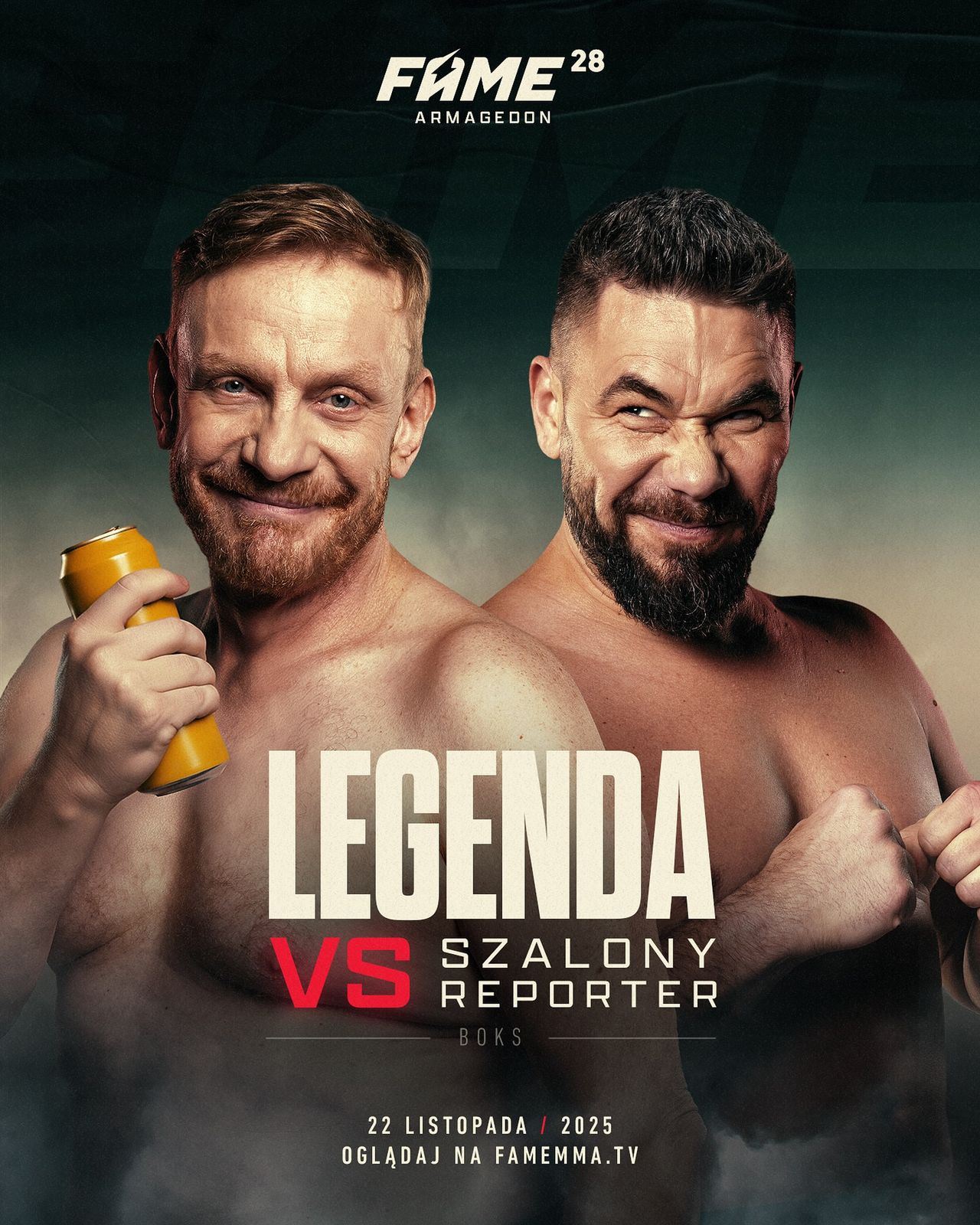 Bartosz Żukowski znany jako "Waldemar Kiepski" zawalczy w FAME MMA. Rywalem będzie "Szalony Reporter"