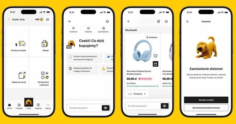 Aplikacja InPost Mobile z asystentem Von Halsky