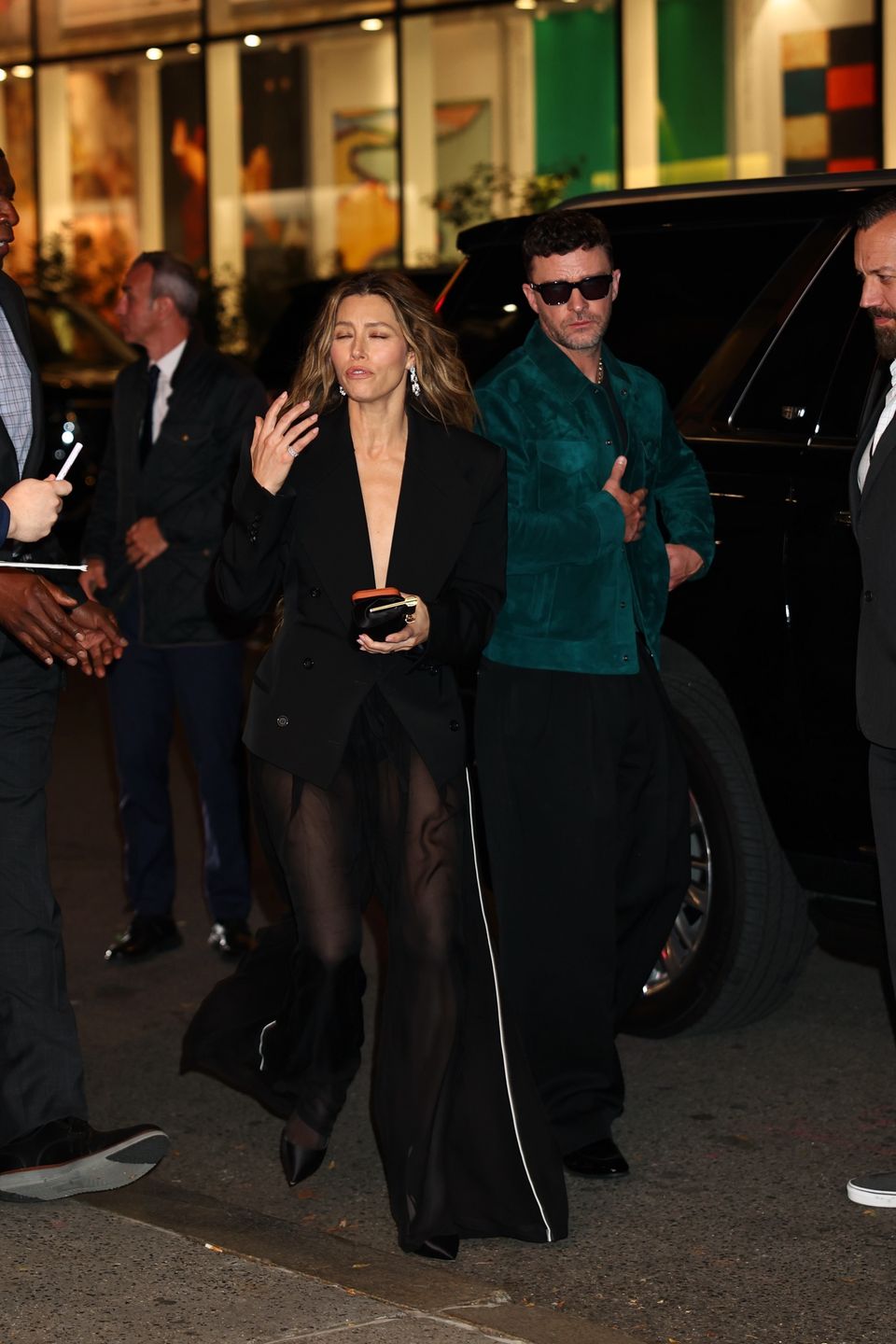 Jessica Biel i Justin Timberlake w Nowym Jorku