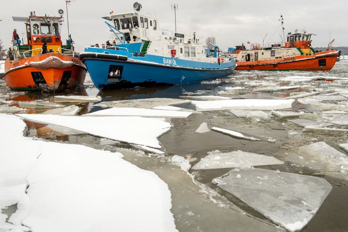 Pogoda. Wody Polskie: lodołamacze ruszają do akcji na Wiśle