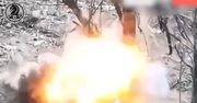 Rosjanin w akcji. Rzucił granatnikiem przeciwpancernym RPG-7 w drona