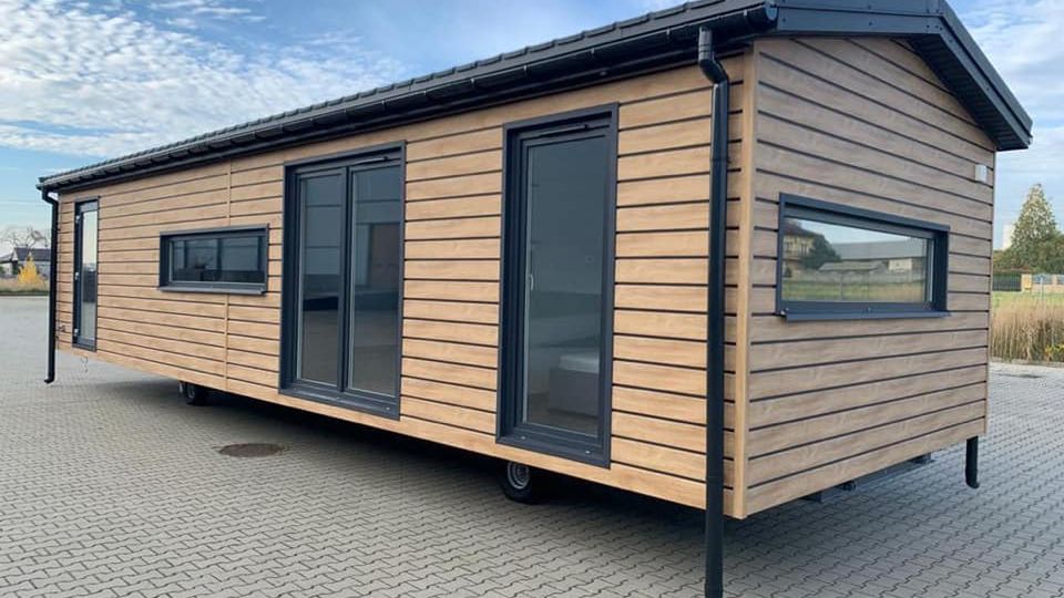 Dom na kółkach można łatwo przewieźć w inne miejsce bądź sprzedać.