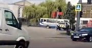 Uzbrojony mężczyzna uprowadził autobus z zakładnikami. Akcja w Łucku