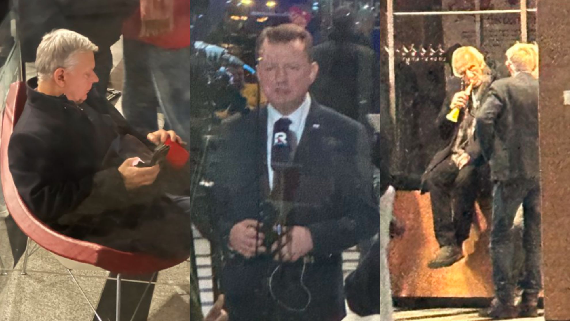 Tak wyglądała nocna "obrona" TVP przez PiS