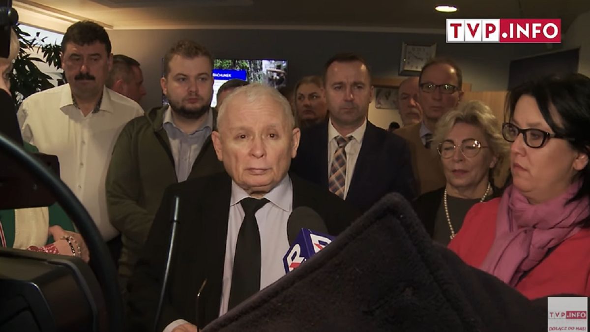 Kaczyński o zamachu na TVP. Zdjęcie ilustracyjne. 