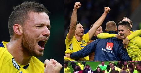 Szwedzcy piłkarze ZDEMOLOWALI STUDIO po awansie do mundialu! "Byliśmy świadkami cudu w Mediolanie!"