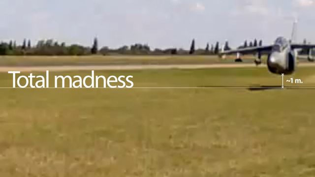 Tak nisko lecącego odrzutowca jeszcze nie widzieliście [wideo] 1