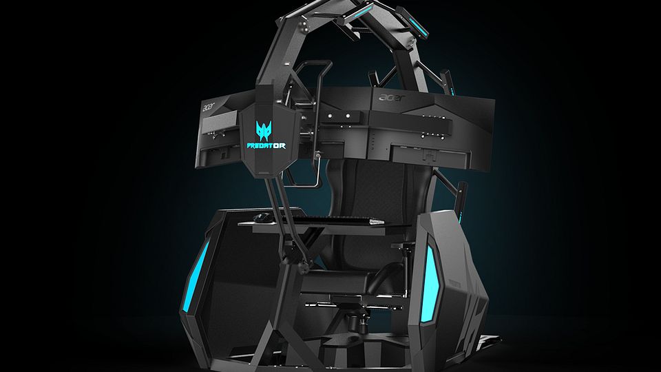 Robot? Nie: to futurystyczny fotel dla gracza 1