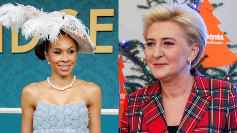 Omenaa Mensah opublikowała zdjęcie z Agatą Dudą