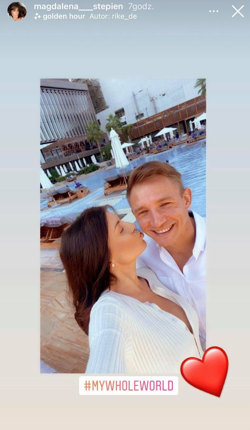 Magdalena Stępień i Jakub Rzeźniczak