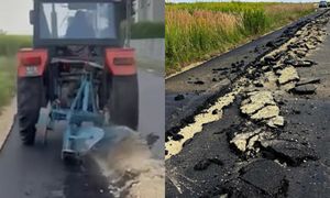Rolnik zaorał nowy asfalt, bo twierdzi, że droga jest jego. Miasto reaguje