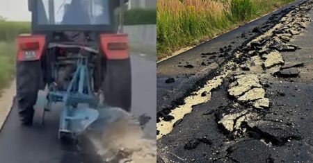 Rolnik zaorał nowy asfalt, bo twierdzi, że droga jest jego. Miasto reaguje