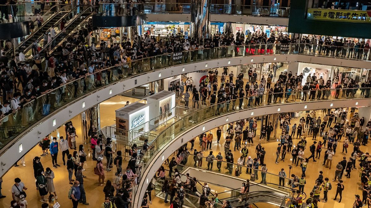 Protest w Hongkongu. Pierwszy od tygodni