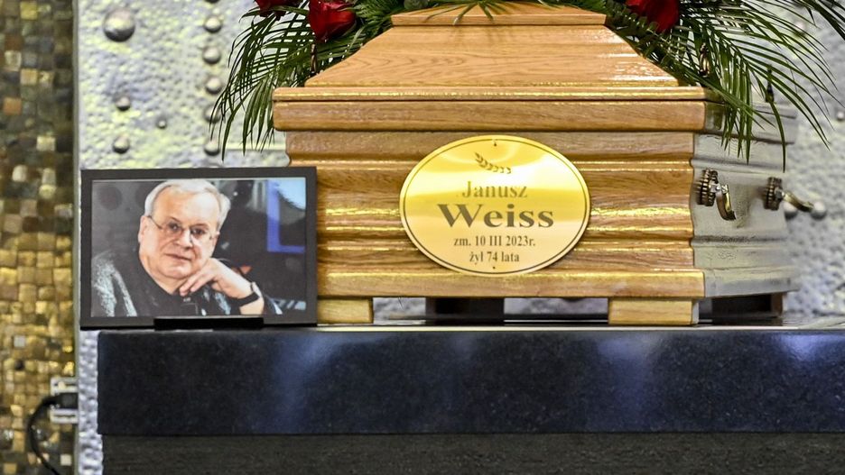 Ceremonia pogrzebowa Janusza Weissa