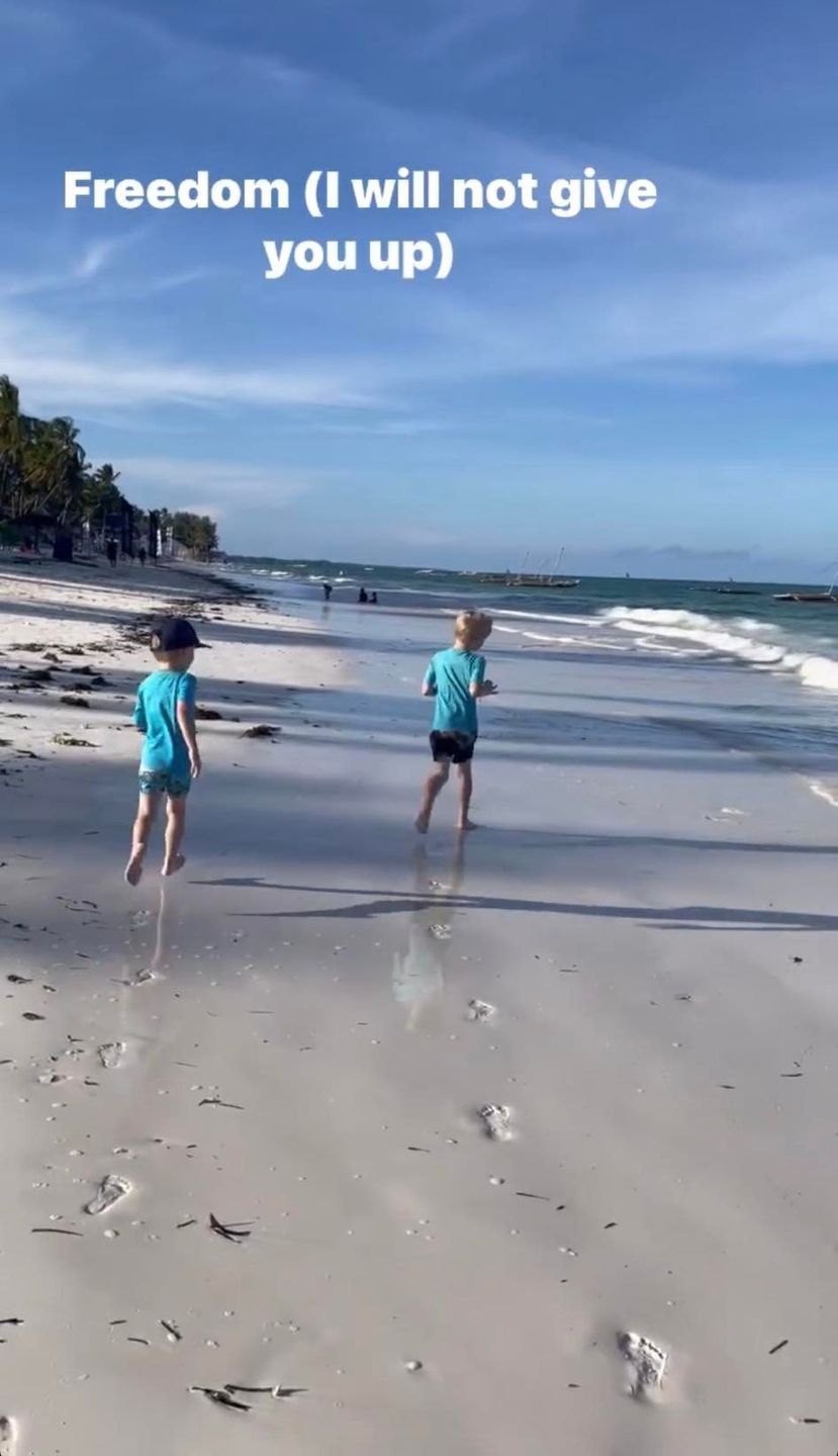 Żona Marcina Mroczka na Zanzibarze 