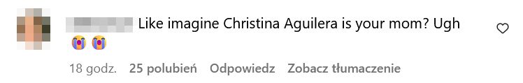 Fani zachwycają się zdjęciami Christiny Aguilery z córką