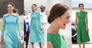 Kate Middleton przykuwa wzrok w DWÓCH kreacjach podczas królewskiego objazdu po Karaibach (ZDJĘCIA)