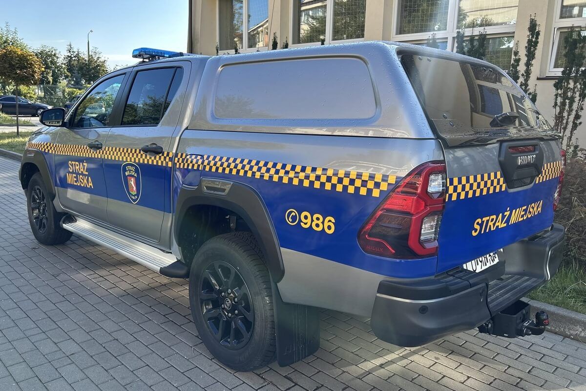 Toyota Hilux Straży Miejskiej w Lublinie