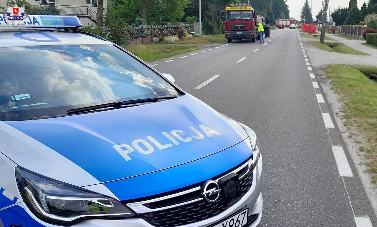 Miejsce tragicznego wypadku w Czereśli (Fot. Policja)