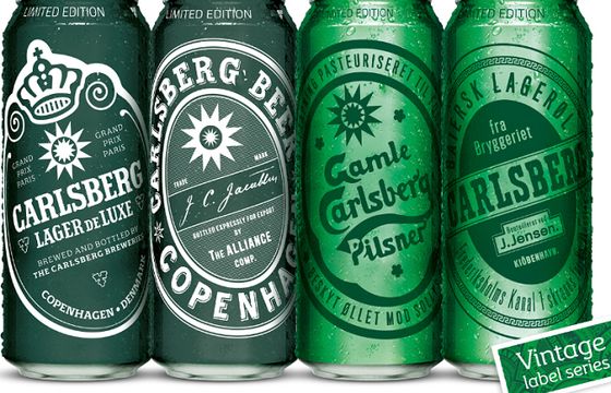 Carlsberg w tradycyjnych puszkach reklamowany ze starym hasłem (wideo)