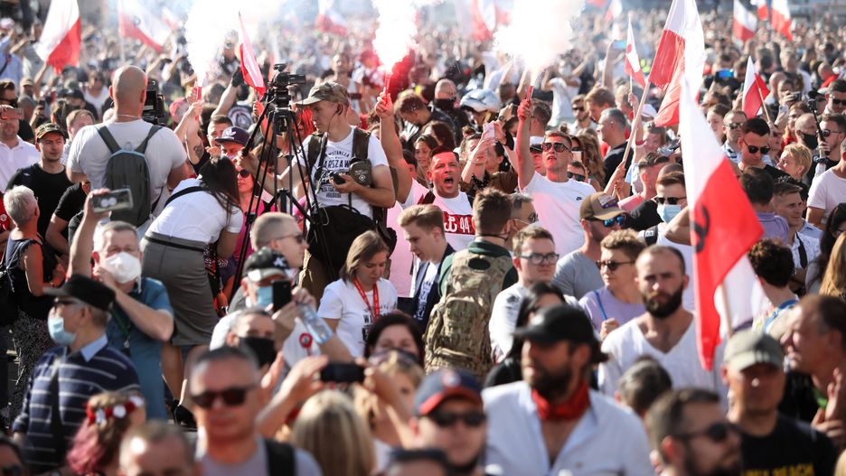 Warszawa. Obchody rocznicy Powstania Warszawskiego