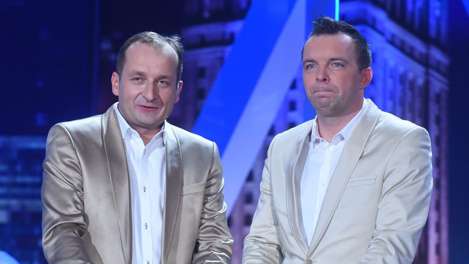 Robert Górski i Marcin Wójcik w "Kabaretowym Klubie Dwójki" (2015)