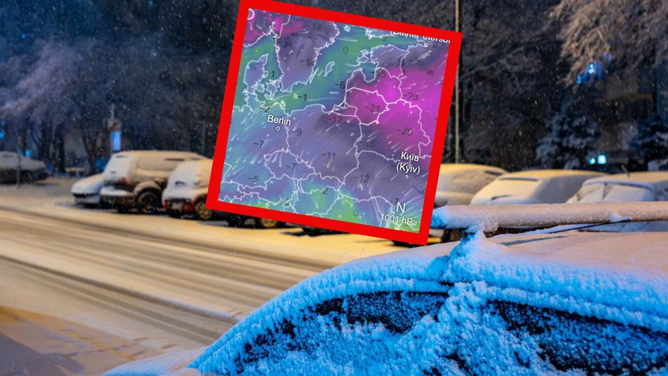 Pogoda. Ostry mróz wdziera się do Polski