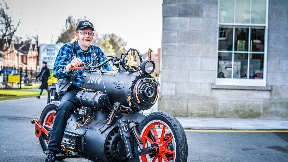 Steampunk w czystej postaci: Black Pearl – niesamowity motocykl na parę 1