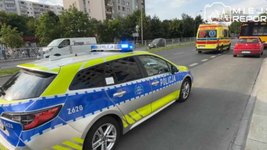 Do wypadku doszło w Warszawie.